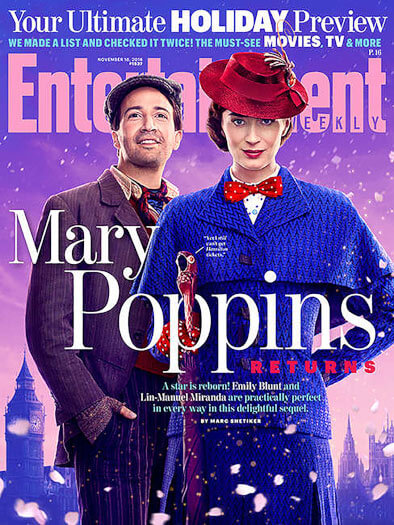 Entertainment Weekly November 16, 2018 Cover