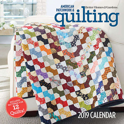 American Patchwork Quilting 2019 Calendar Pattern Booklet Magazine Store