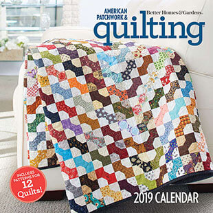 Cover of American Patchwork & Quilting 2019 Calendar & Pattern Booklet