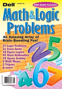 Latest issue of Dell Math Logic Problems