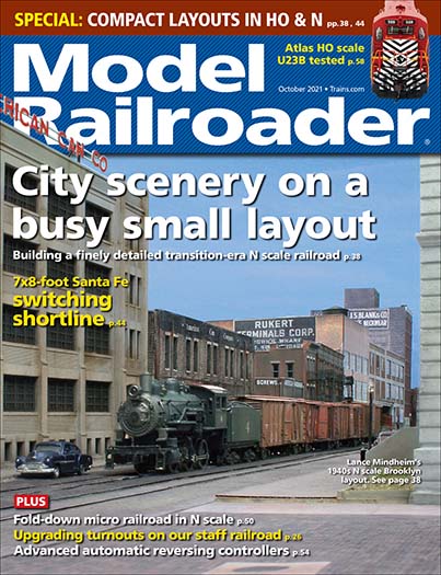 Latest issue of Model Railroader