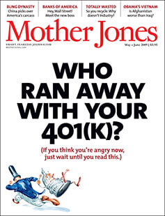 Latest issue of Mother Jones Magazine
