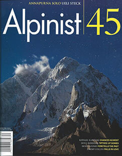 Latest issue of Alpinist