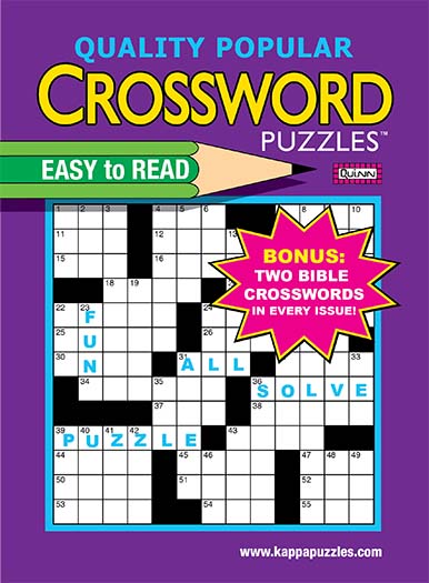 Latest issue of Quality Popular Crossword Puzzles (Jumbo) Magazine