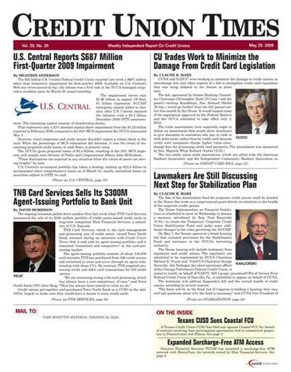 Latest issue of Credit Union Times