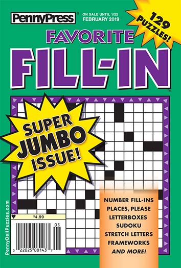 Latest issue of Penny's Favorite Fill-In Magazine