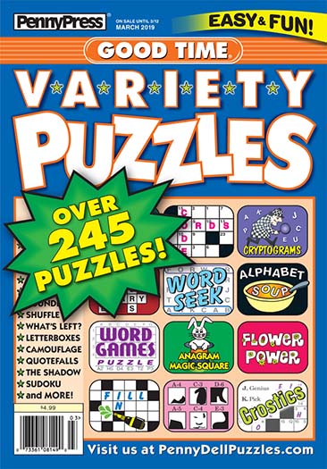 Latest issue of Good Time Variety Puzzles