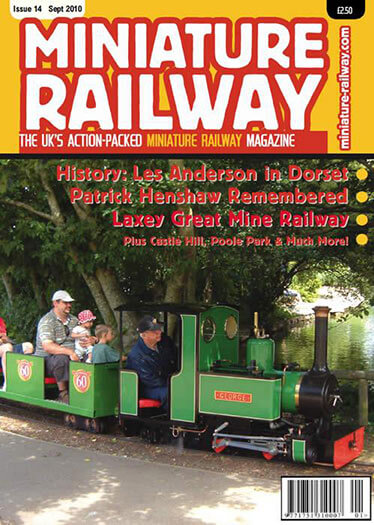 Latest issue of Miniature Railway Magazine