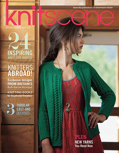 Latest issue of Knitscene Magazine