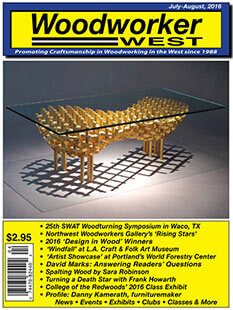 Latest issue of Woodworker West Magazine