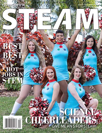 Diversity in STEAM magazine cover