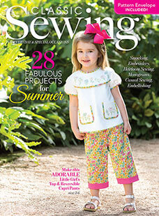 Latest issue of Classic Sewing