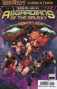 Latest issue of Asgardians of the Galaxy