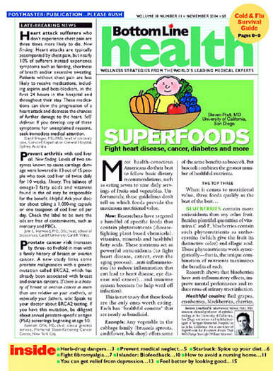 Bottom Line Health Magazine Subscription