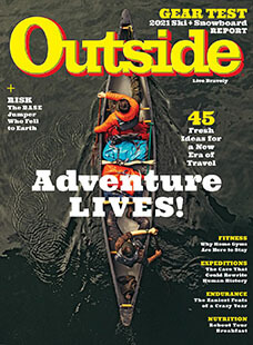 Latest issue of Outside Magazine