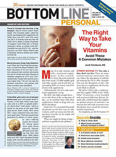 Latest issue of Bottom Line/Personal