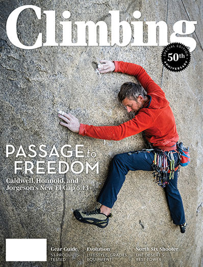 Latest issue of Climbing