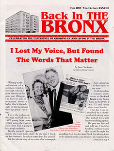Latest issue of Back in the Bronx