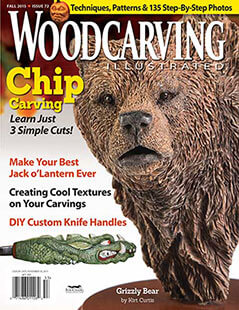 Latest issue of Woodcarving Illustrated Magazine