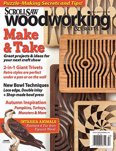 Scroll Saw Woodworking and Crafts Magazine Subscription