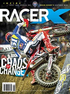 Latest issue of Racer X Illustrated 