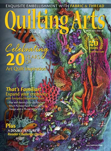 Latest issue of Quilting Arts Magazine