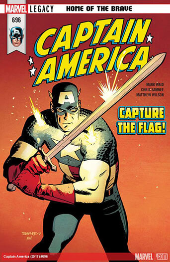 Latest issue of Captain America