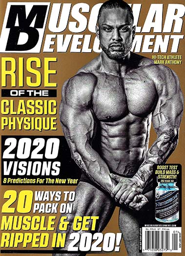 Latest issue of Muscular Development Magazine