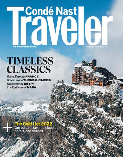 Conde Nast Traveler magazine cover