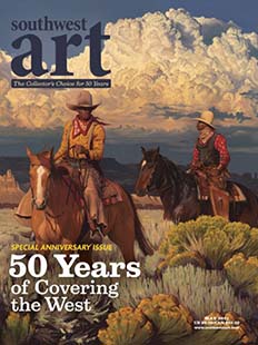 Latest issue of Southwest Art Magazine