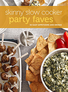 Cover of Skinny Slow Cooker Party Faves digital PDF