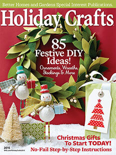 Cover of Holiday Crafts 2015 digital PDF