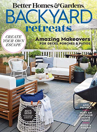 Cover of Better Homes & Gardens Backyard Retreats