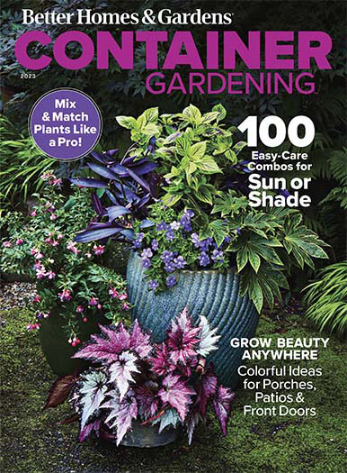 Latest issue of Better Homes & Gardens: Container Gardening