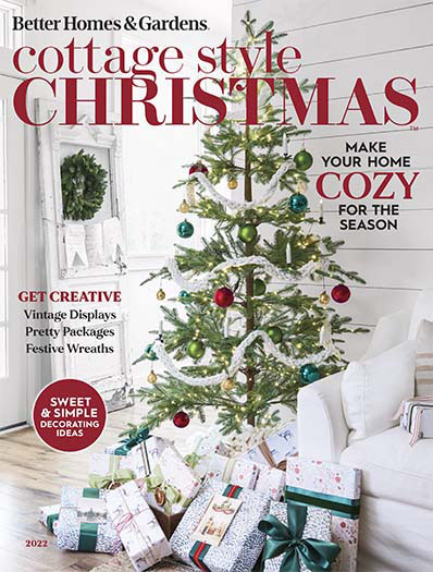 Latest issue of Better Homes and Gardens: Cottage Style Christmas