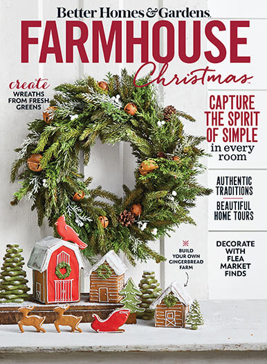 Cover of Better Homes & Gardens Farmhouse Christmas