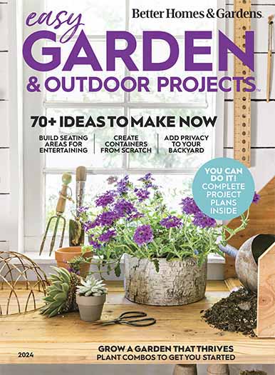 Latest Issue of Better Homes & Gardens: Easy Garden & Outdoor Projects
