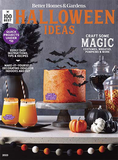 Latest Issue of  Better Homes & Gardens:100 Best Halloween Ideas 2023