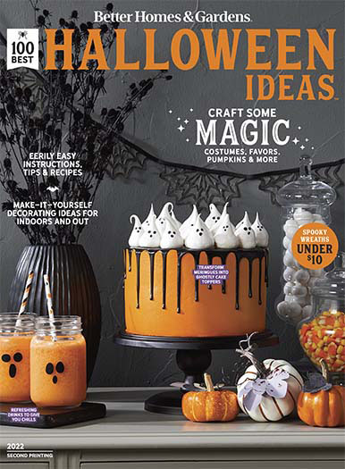 Latest issue of Better Homes and Gardens: 100 Best Halloween Ideas 2022