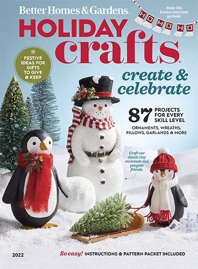 Latest issue of Better Homes and Gardens: Holiday Crafts 2022