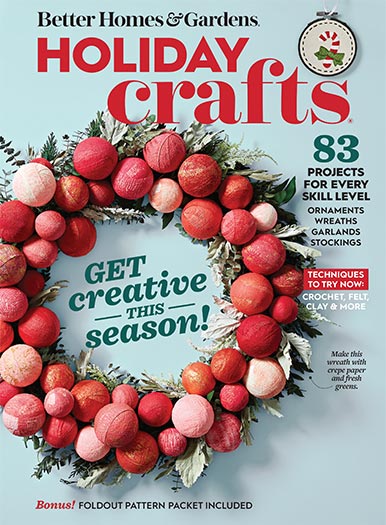 Cover of Better Homes & Gardens Holiday Crafts 2021