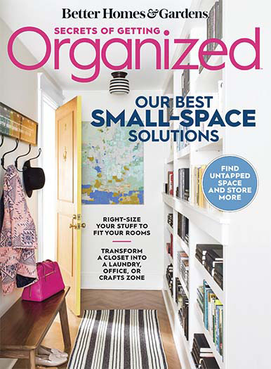 Cover of Better Homes & Gardens: Secrets of Getting Organized Spring 2022
