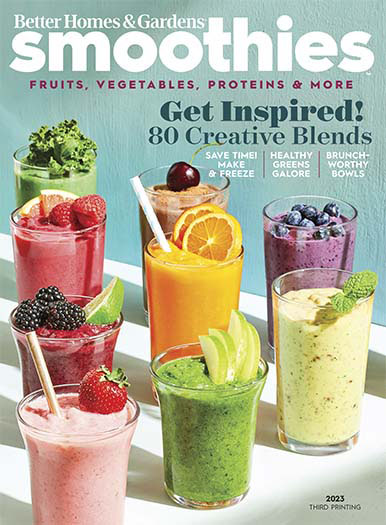 Latest Issue of Better Homes & Gardens Smoothies