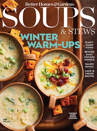 Cover of Better Homes & Gardens Soups & Stews 2021