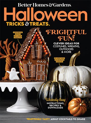 Cover of Better Homes and Gardens: Halloween Tricks & Treats 2021