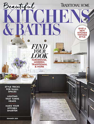 Cover of Traditional Home Beautiful Kitchens & Baths Summer 2021