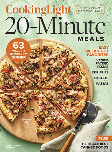 Latest issue of Cooking Light: 20-Minute Meals