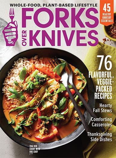 Cover of Forks Over Knives Fall 2021