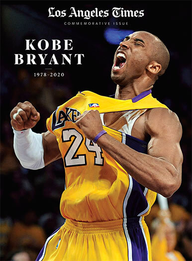Cover of Los Angeles Times: Kobe Bryant 1978-2020