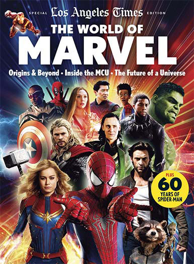 Latest issue of Los Angeles Times The Marvel Universe